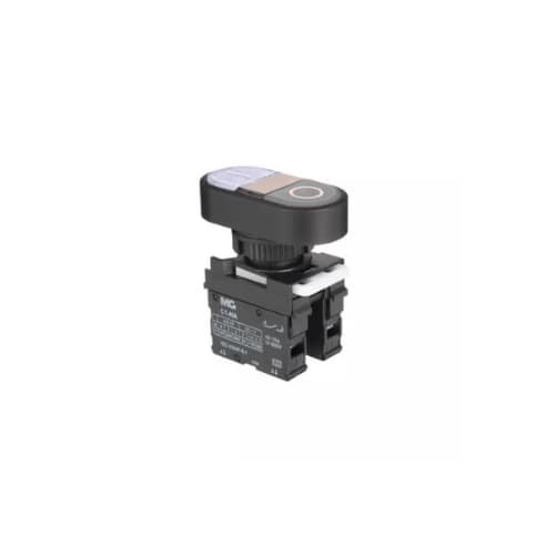 Botão Pulsador Duplo Faceado+ 1NA +1NF com Flange - Margirius